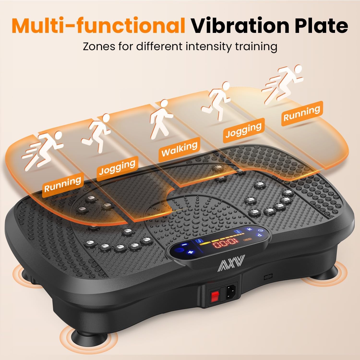 Vibration Plate Fitness Platform for Full Body Workouts - Effective Shaking Machine for Weight Loss and Fat Burning at Home or Gym