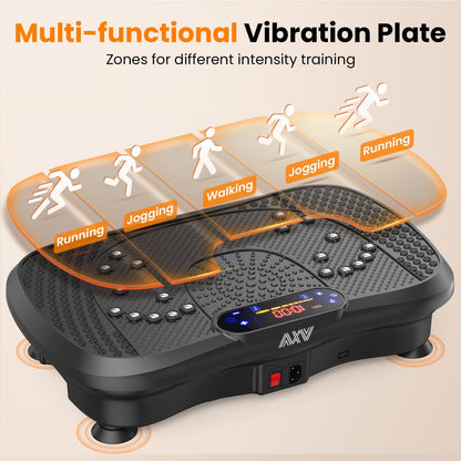 Vibration Plate Fitness Platform for Full Body Workouts - Effective Shaking Machine for Weight Loss and Fat Burning at Home or Gym