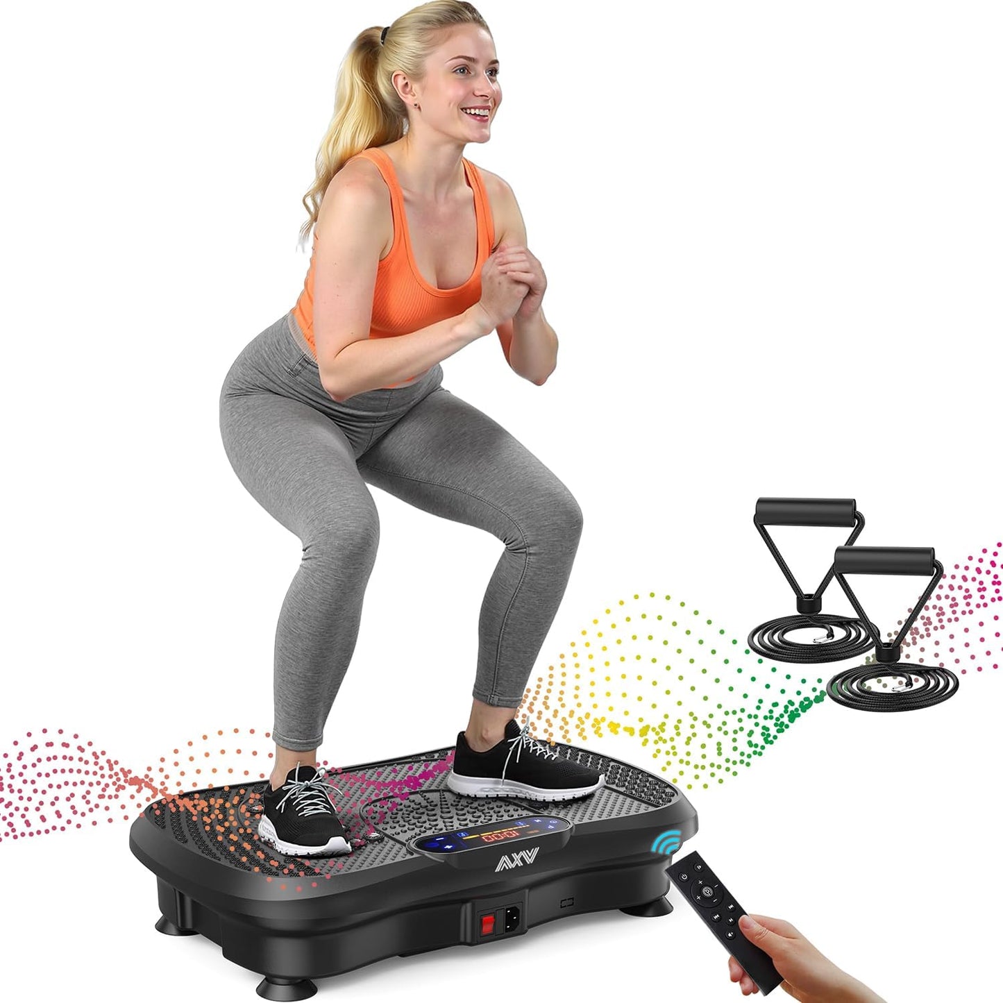 Vibration Plate Fitness Platform for Full Body Workouts - Effective Shaking Machine for Weight Loss and Fat Burning at Home or Gym