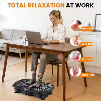 Vibration Plate Fitness Platform for Full Body Workouts - Effective Shaking Machine for Weight Loss and Fat Burning at Home or Gym