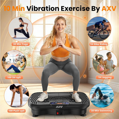 Vibration Plate Fitness Platform for Full Body Workouts - Effective Shaking Machine for Weight Loss and Fat Burning at Home or Gym