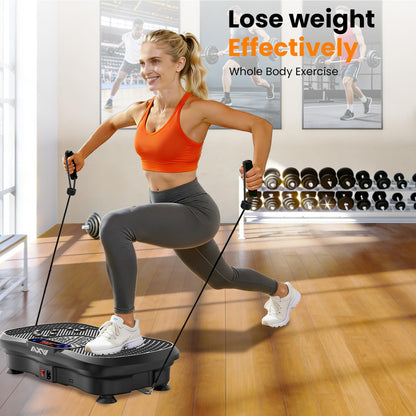 Vibration Plate Fitness Platform for Full Body Workouts - Effective Shaking Machine for Weight Loss and Fat Burning at Home or Gym